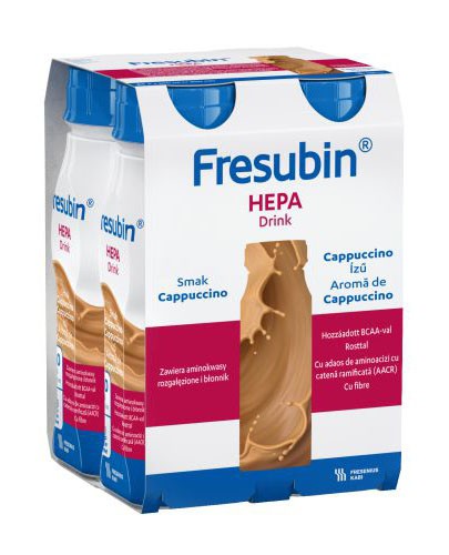 
                                                                                                      Fresubin Hepa, smak cappuccino, 4x200 ml - Fresubin                                                                      