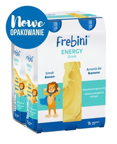 
                                                                                                      Frebini Energy DRINK, smak bananowy, 4x200ml  - Fresubin                                                                      
