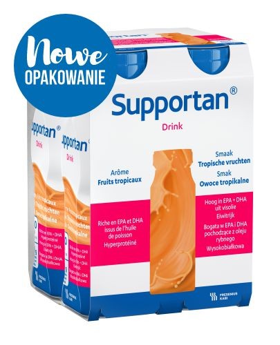 
                                                                                                      Supportan DRINK (Owoce tropikalne) 4x200 ml - Fresubin                                                                      