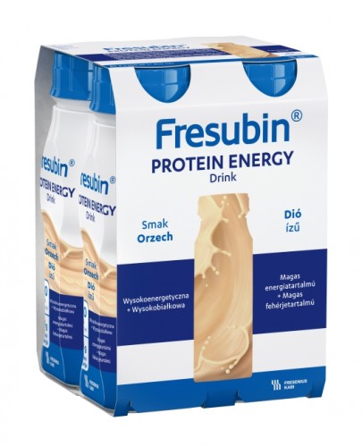 
                                                                                                      Fresubin PROTEIN ENERGY Drink, smak orzechowy, 4x200ml - Fresubin                                                                      