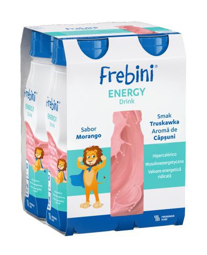 
                                                                                                      Frebini ENERGY Drink, smak truskawkowy, 4x200 ml  - Fresubin                                                                      