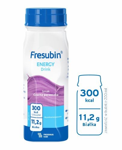 
                                                                                                      Fresubin Energy DRINK (Czarna porzeczka) 4x200 ml - Fresubin                                                                      