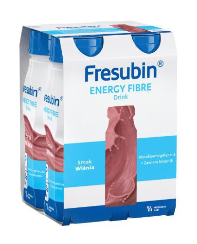 
                                                                                                      Fresubin Energy Fibre DRINK (Wiśnia) 4x200 ml  - Fresubin                                                                      